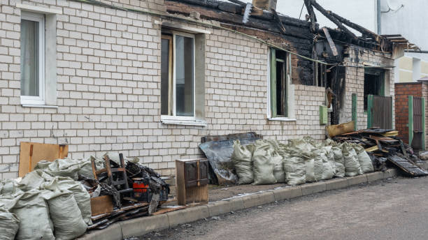 Professional Fire Damage Removal technician working in Litchfield Park, AZ